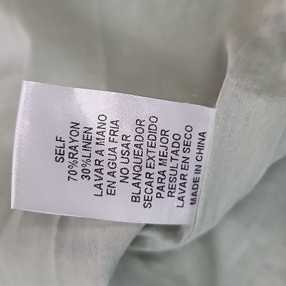 Storia Floral Linen/Rayon Midi Dress - Picture 9 of 14